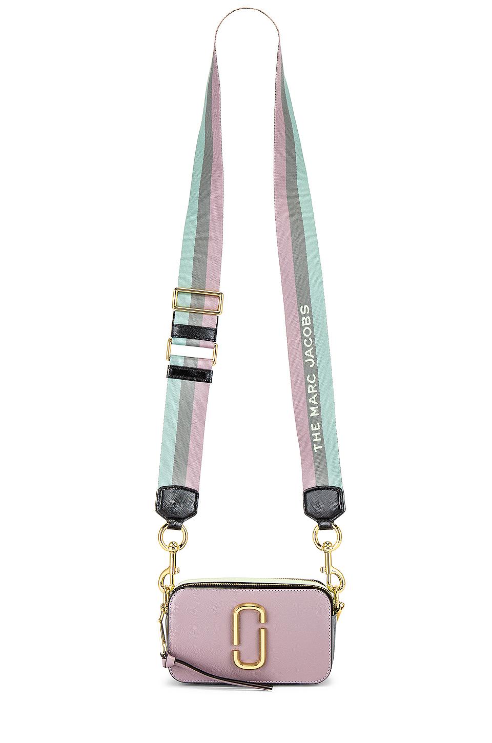 MARC JACOBS: The Snapshot Saffiano leather bag - Lilac