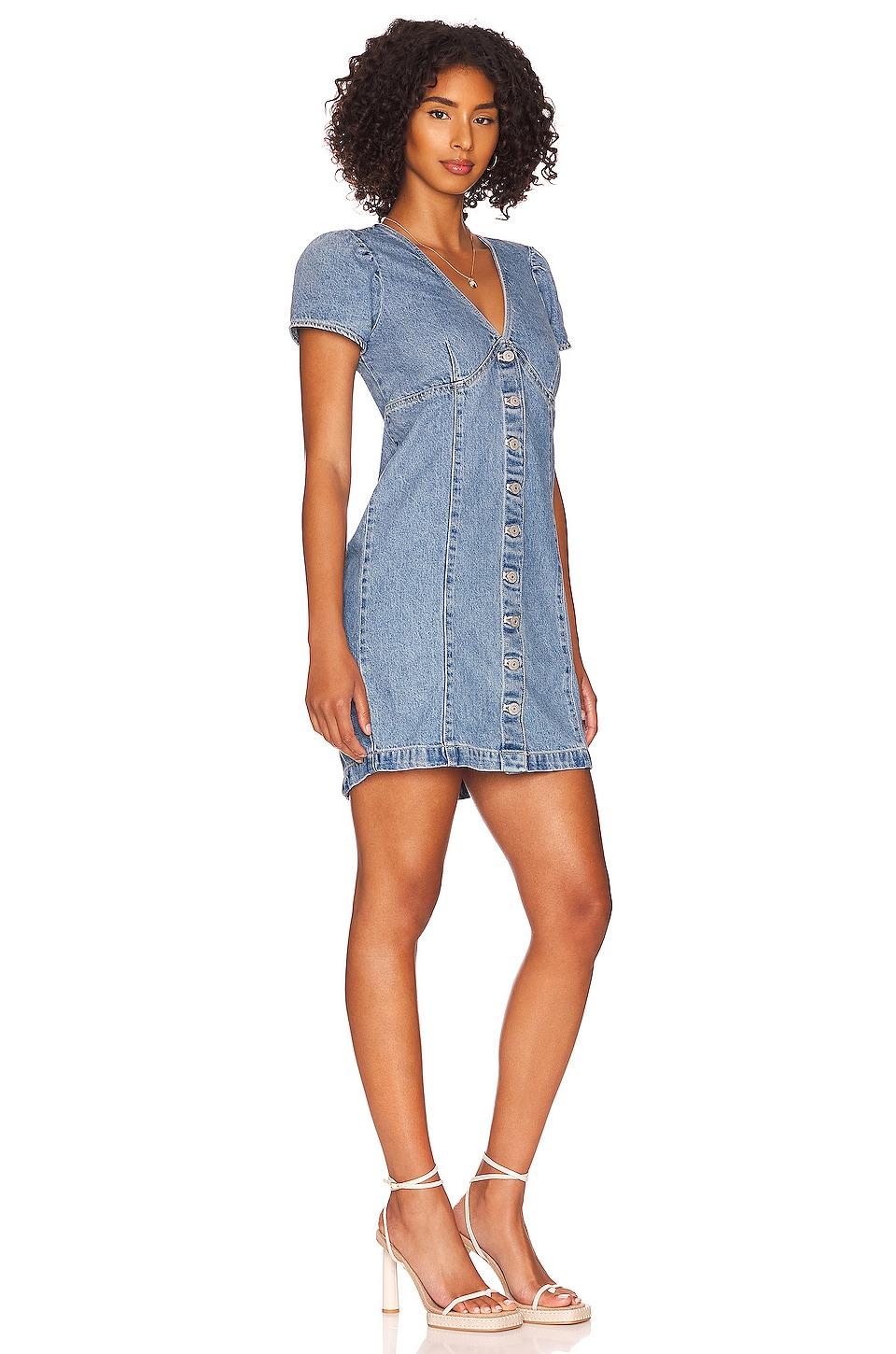 Levi's Erin Mini Denim Dress in Blue | Lyst