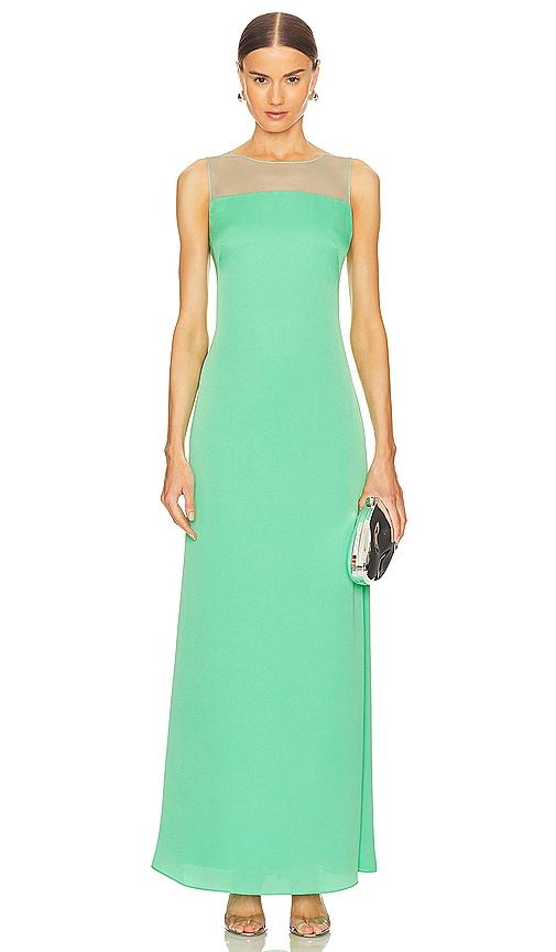 BCBGMAXAZRIA Sleeveless Cut Out Gown in Green Lyst