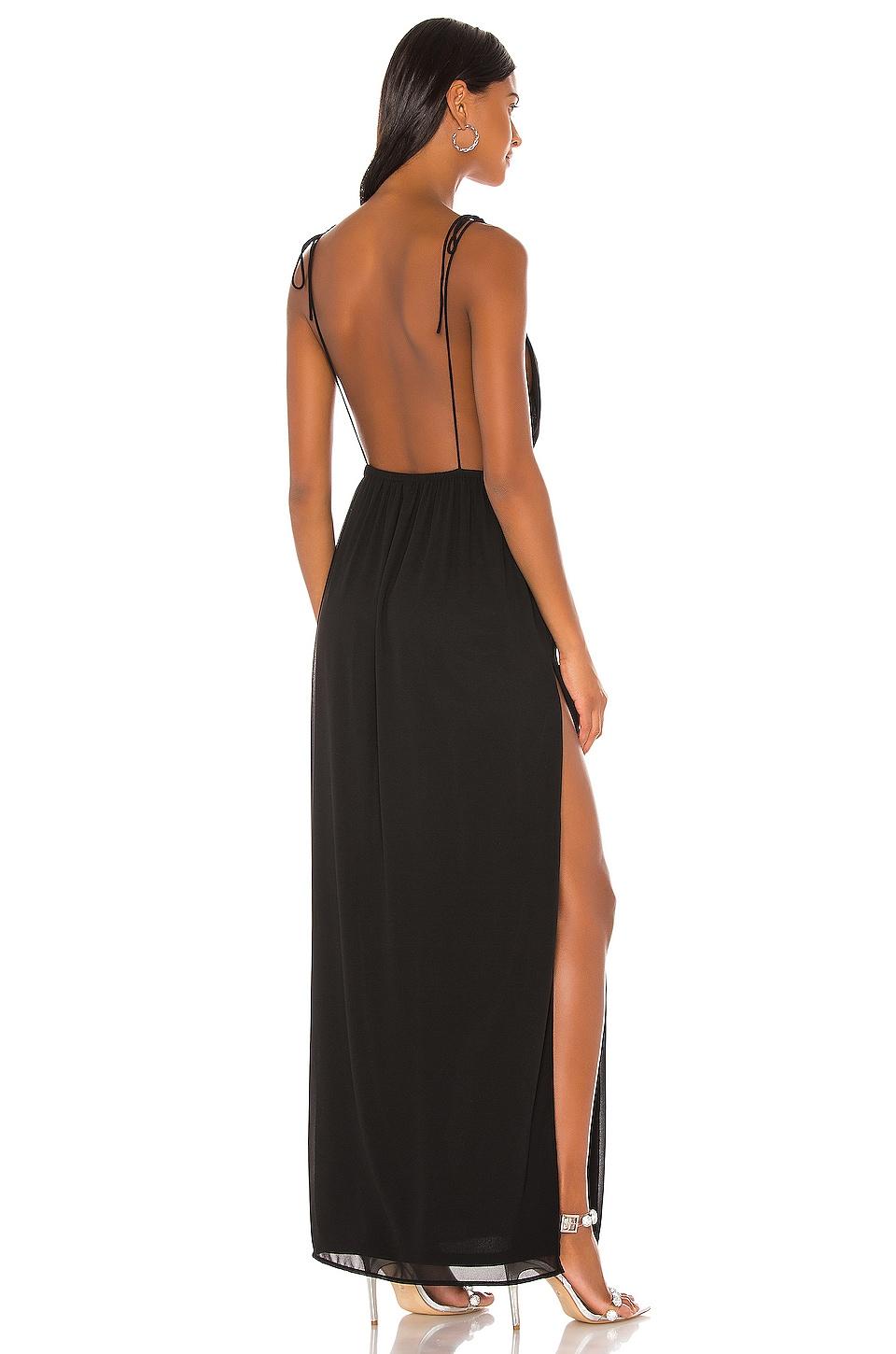 superdown Natasha Maxi Dress in Black 