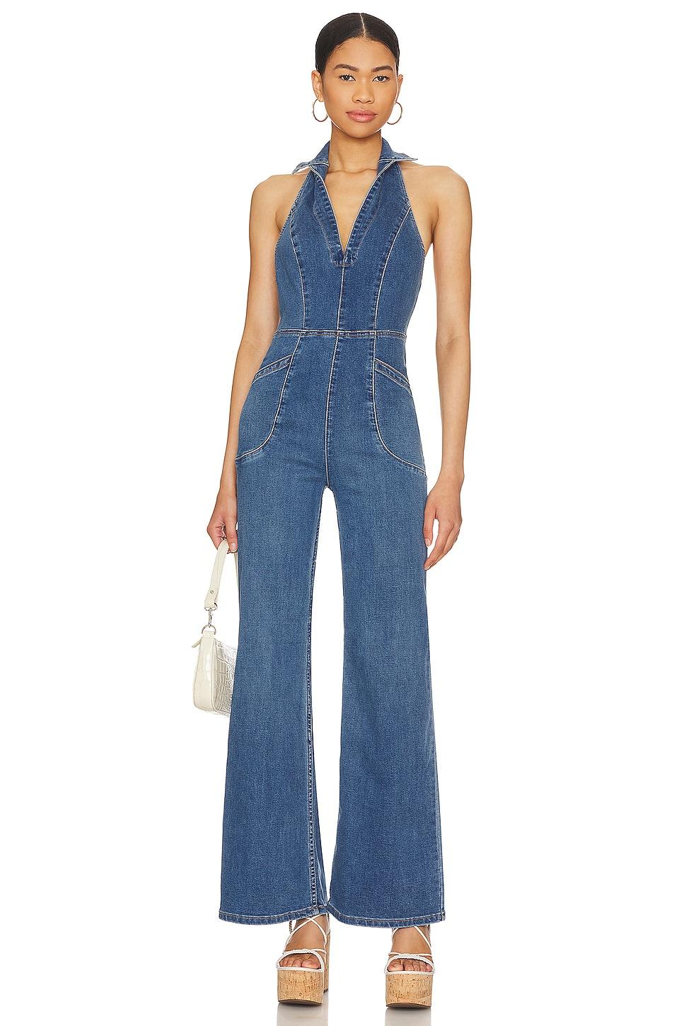 Free People Sweet Thing Jumpsuit in Blue | Lyst