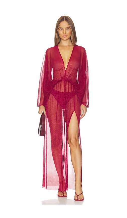 lidee red dress L'IDE | WOMEN | Cheri Gown - Cerise
