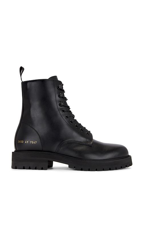 Common Projects Combat Boot in Black for Men Lyst UK