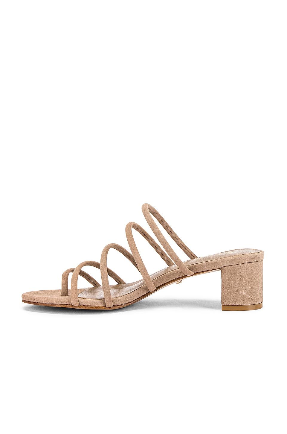 RAYE Suede Mindy Heel in Beige (Natural 