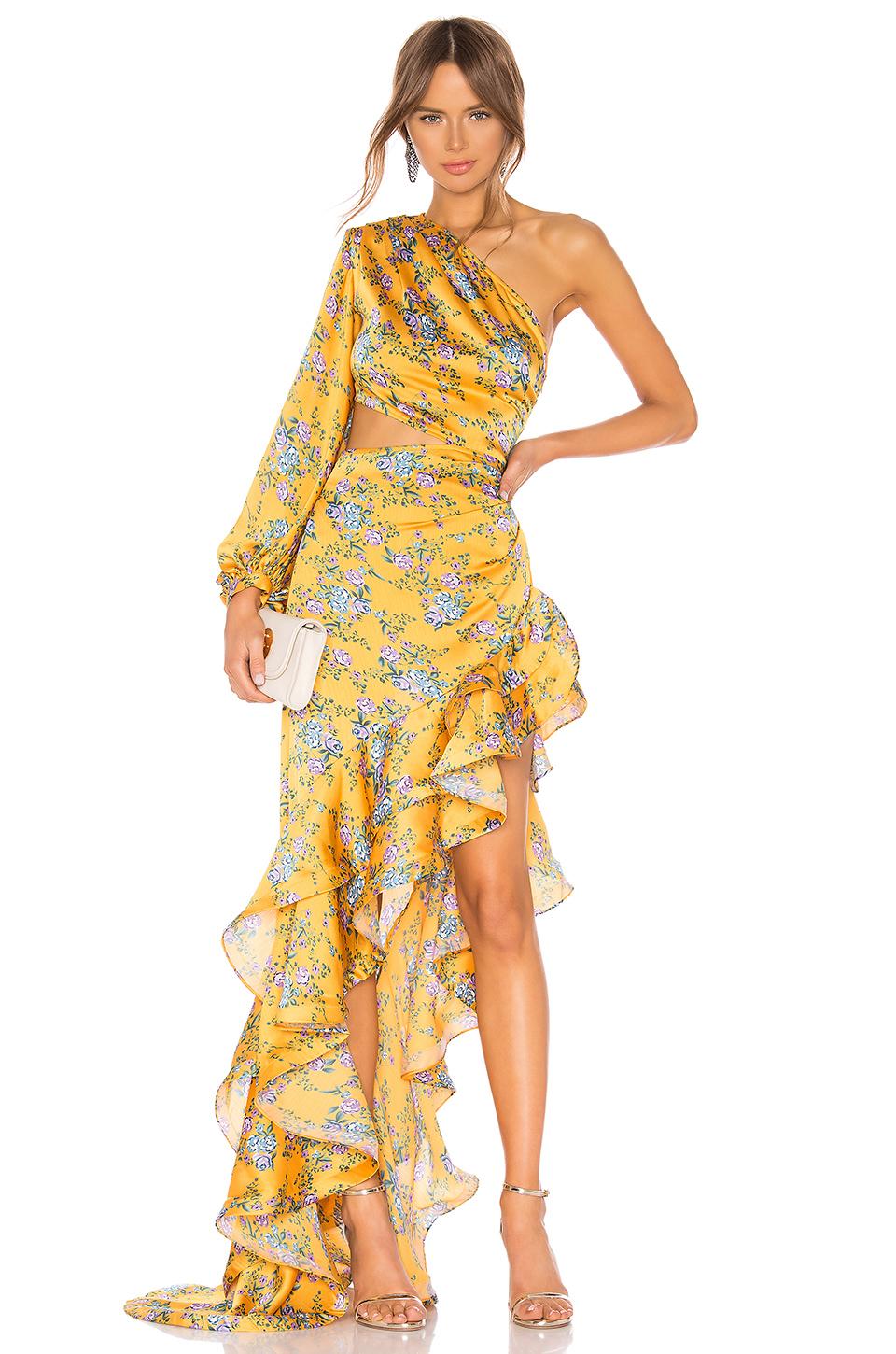 bronx and banco yellow dress