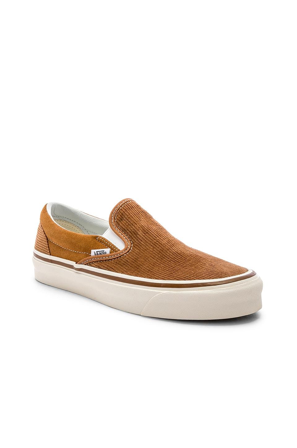 Vans Og 98 Dx Corduroy And Suede Slip-on Sneakers in Brown for Men | Lyst UK