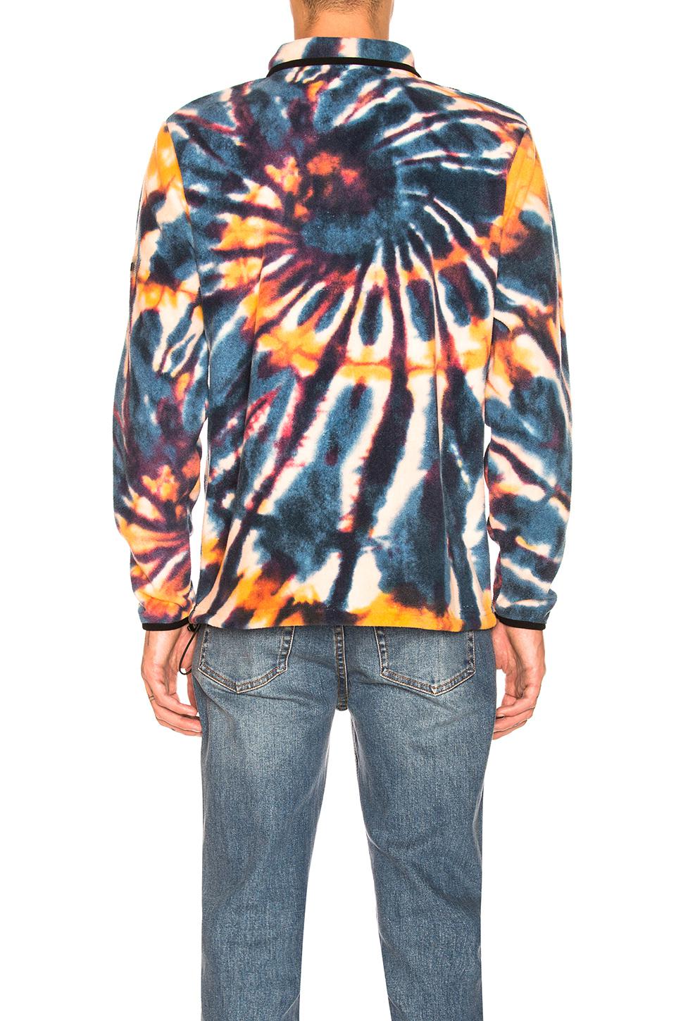 Download Stussy Tie Dye Polar Fleece Mock for Men - Lyst
