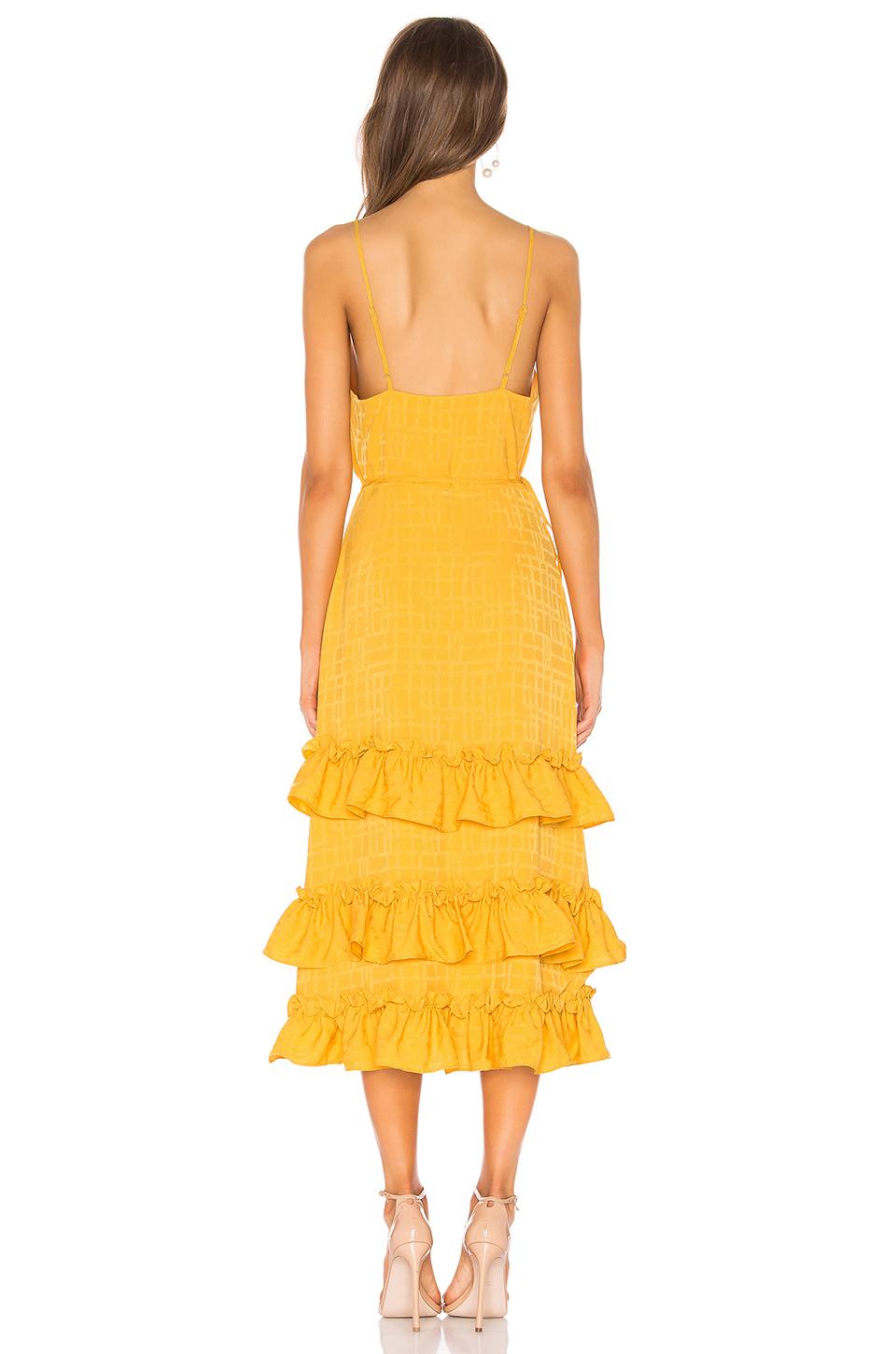 lovers and friends lucie midi dress