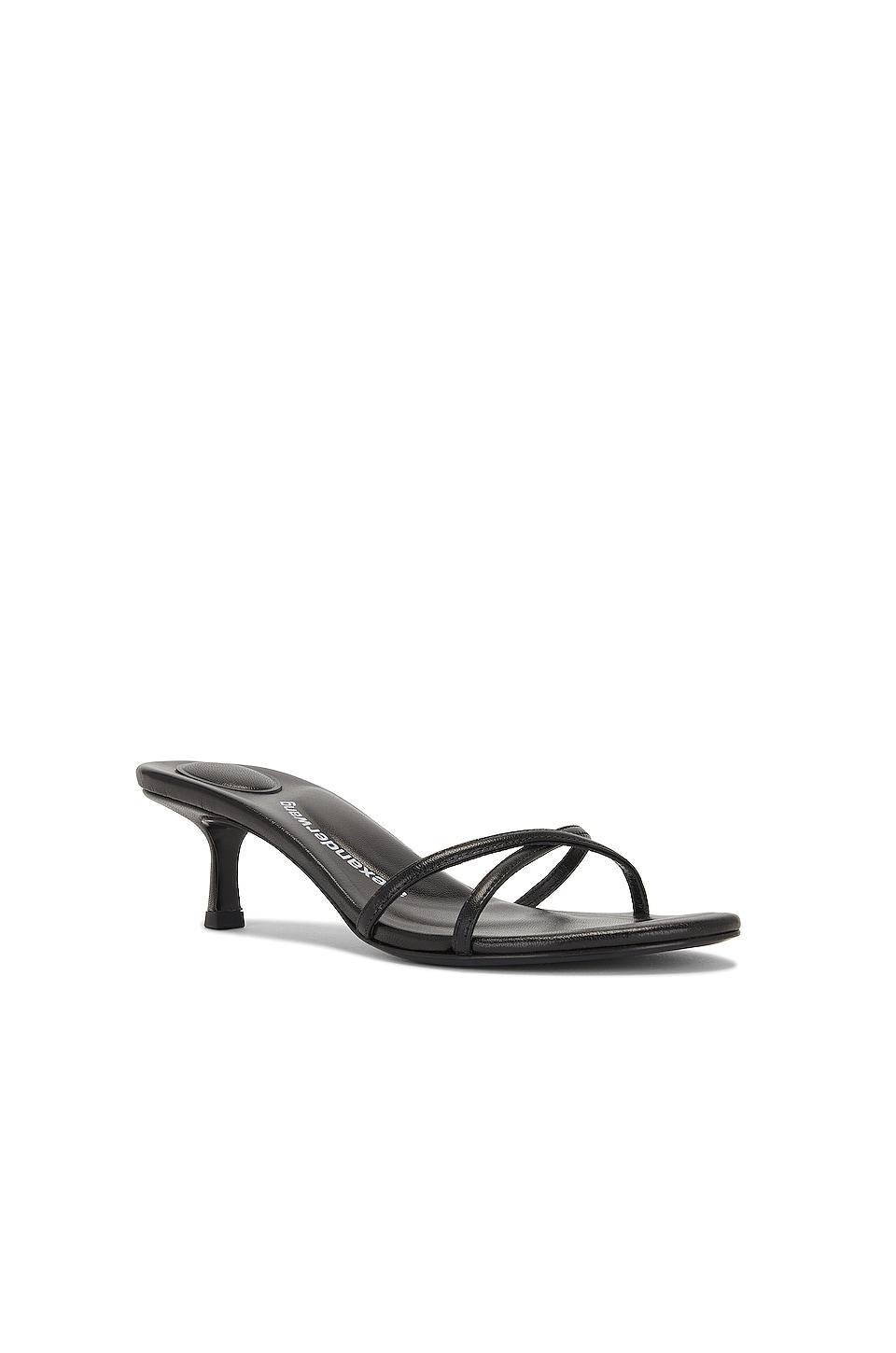 alexanderwang JESSIE NYLON LOW SANDAL BLACK - alexanderwang® IN