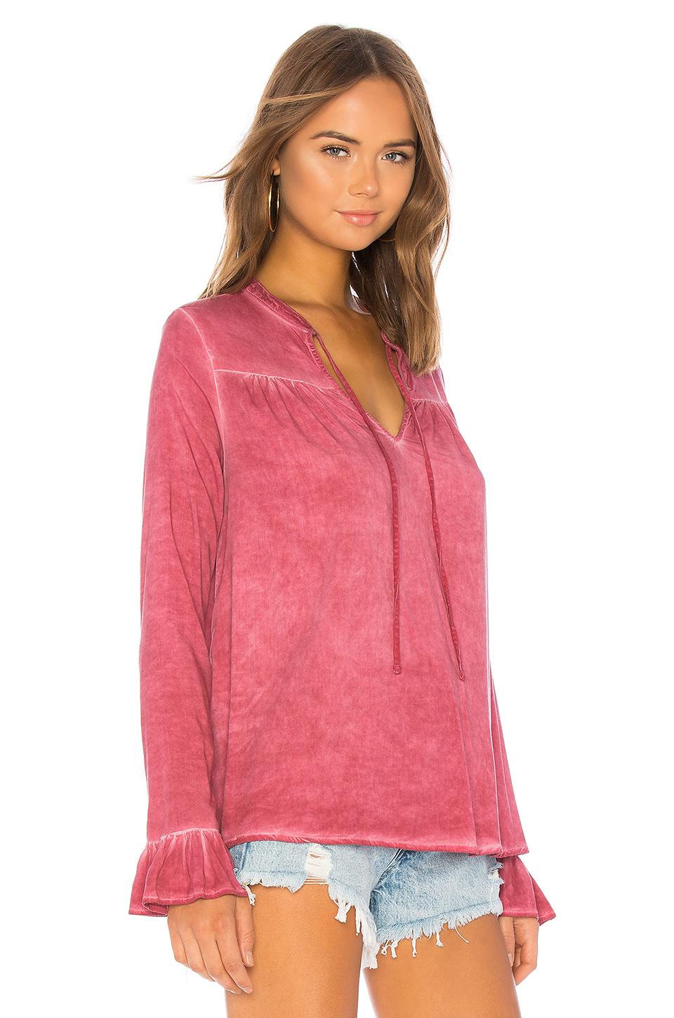 michael stars peasant top