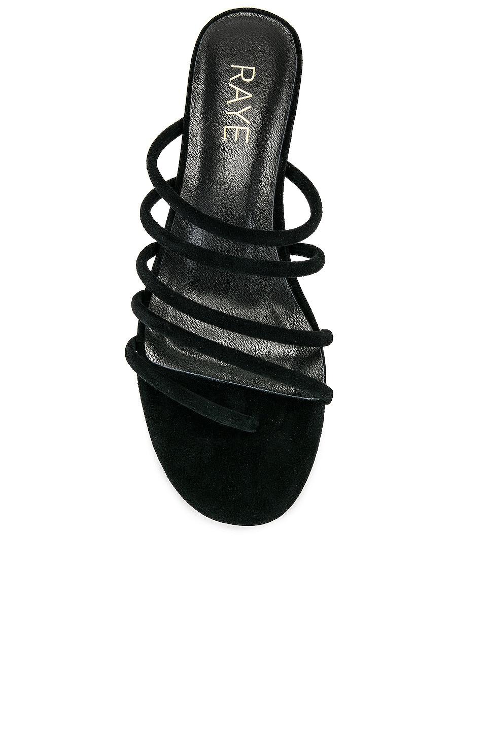 RAYE Suede Mindy Heel in Black | Lyst
