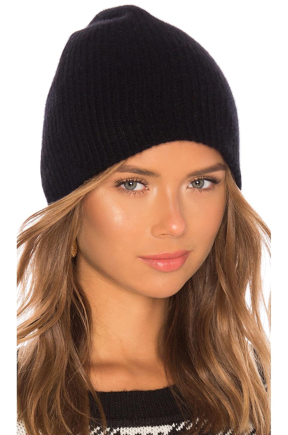 Warren Cashmere Plush Rib Beanie 