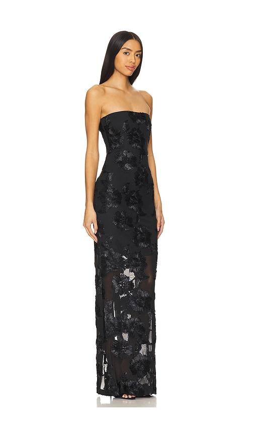 mesh maxi dress with sleeves Bebe Women's Long Sleeve Off the Shoulder Mesh Maxi Dress