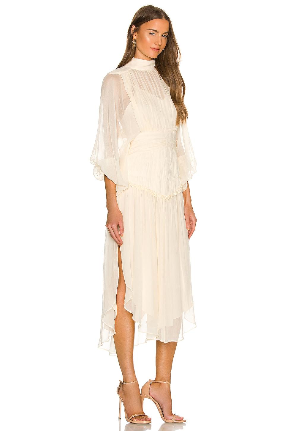 Shona Joy Iris Long Sleeve Open Back 