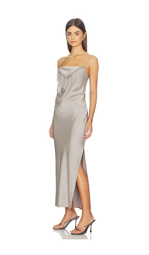 nanushka one shoulder dress NANUSHKA ONE-SHOULDER MIDI DRESS