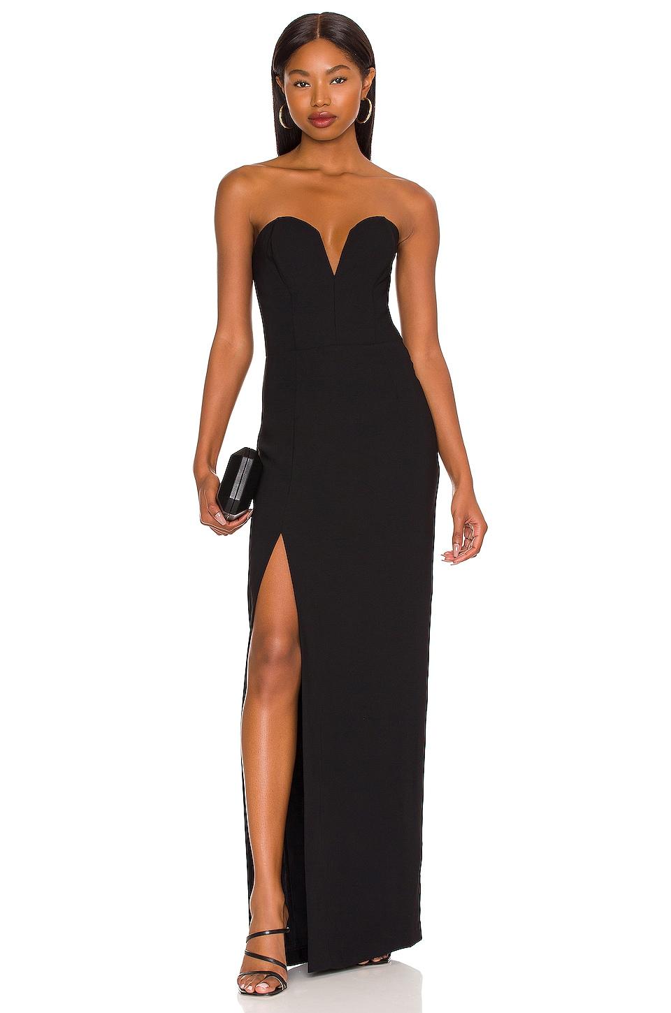 Amanda Uprichard Cherri Gown in Orange 
