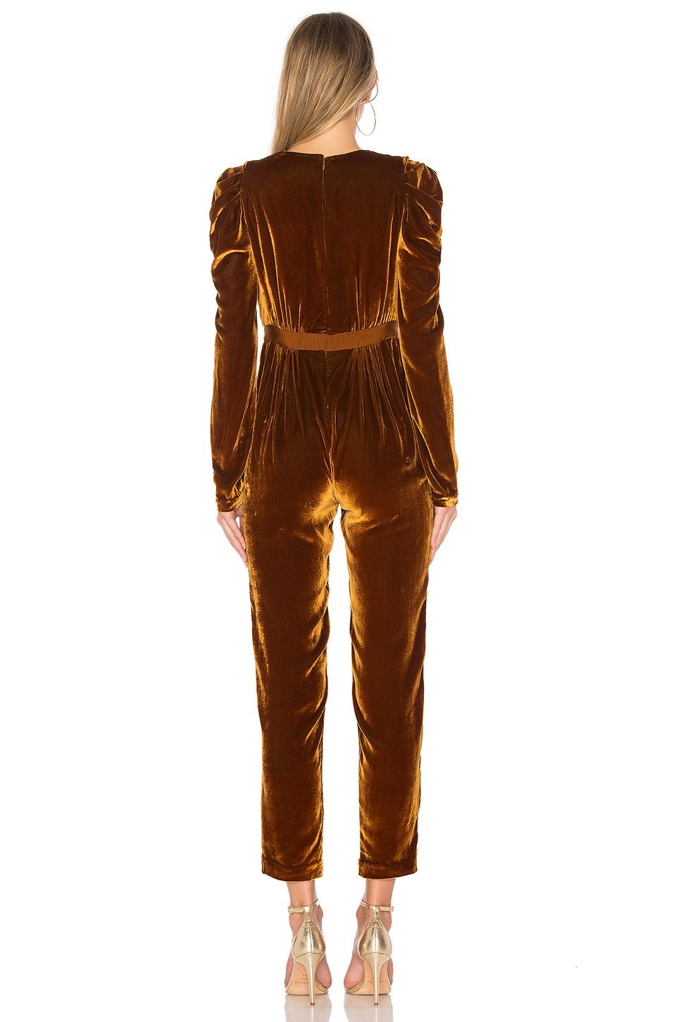 ulla johnson velvet jumpsuit