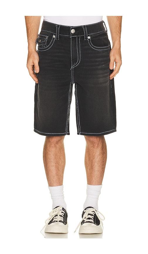 Bobby Flap Rope Stitch Short, black (31) TRUE RELIGION BOBBY FLAP 