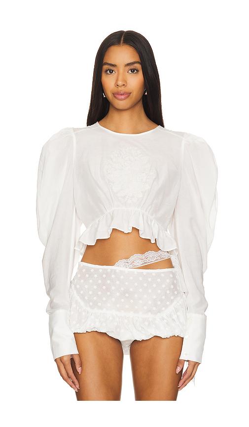 yuhan wang レーストップス EDIT.FOR LULU｜【YUHAN WANG/ユハン ワン】bow tie lace top