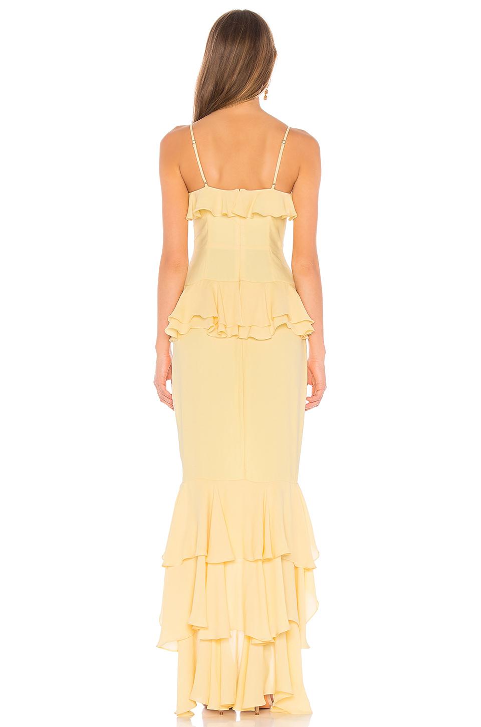 Lovers + Friends Melissa Gown in Cream Yellow (Yellow) Lyst