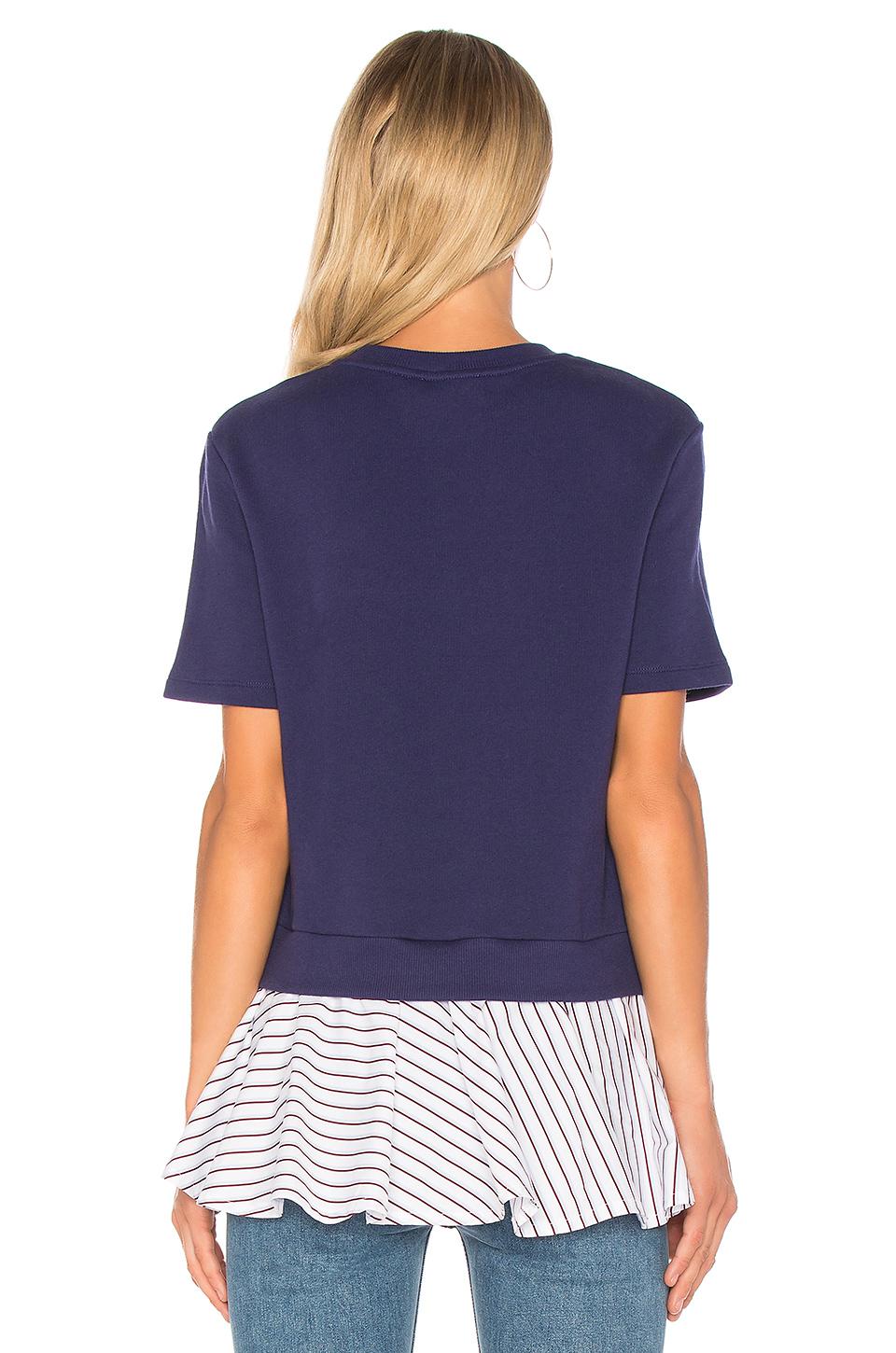 Lyst Carven Baby Doll Tee in Blue
