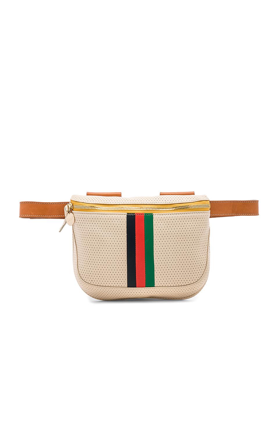 Clare v shop perforated fanny pack