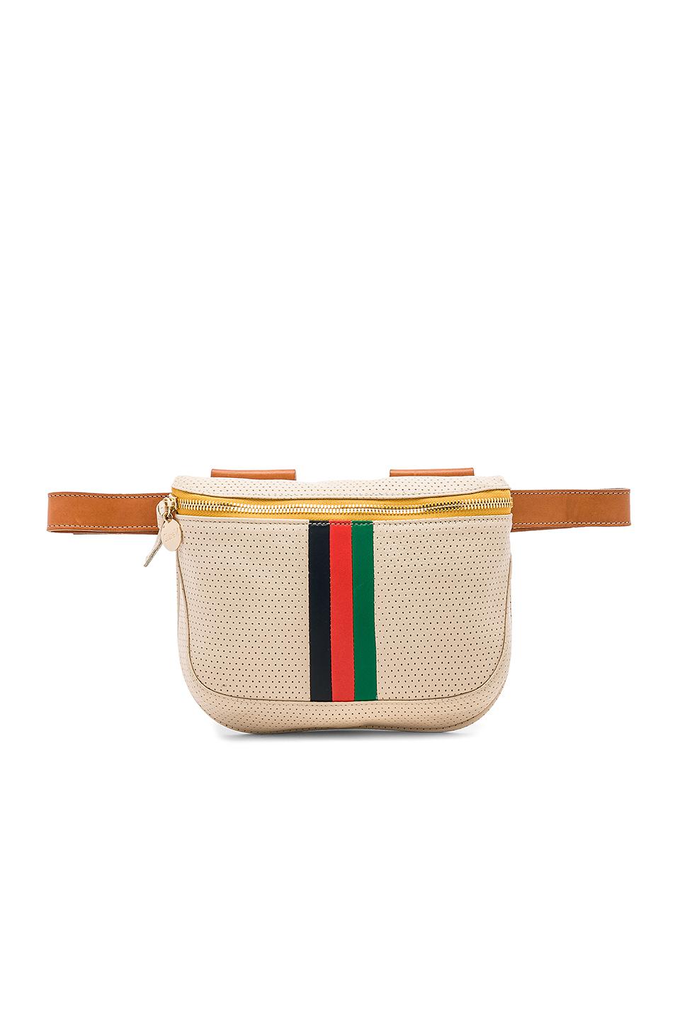 Clare V. - Perforated Leather Fanny Pack