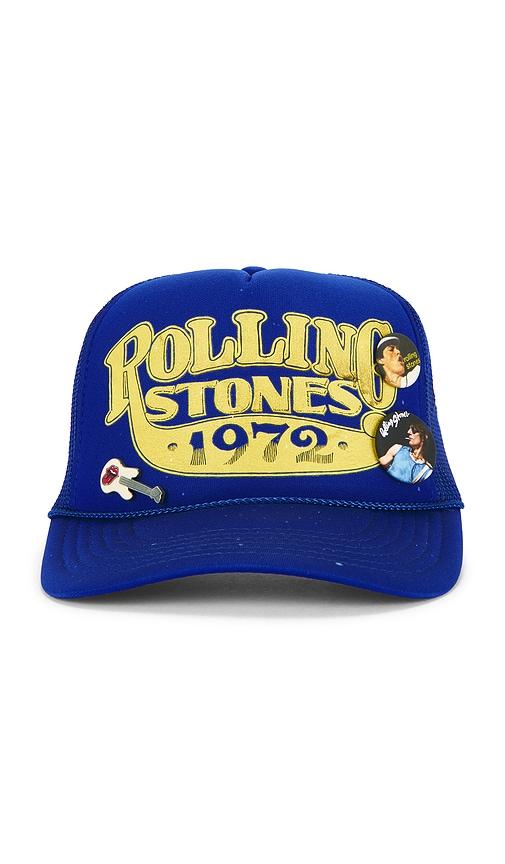 MadeWorn Rolling Stones Cap in Blue | Lyst