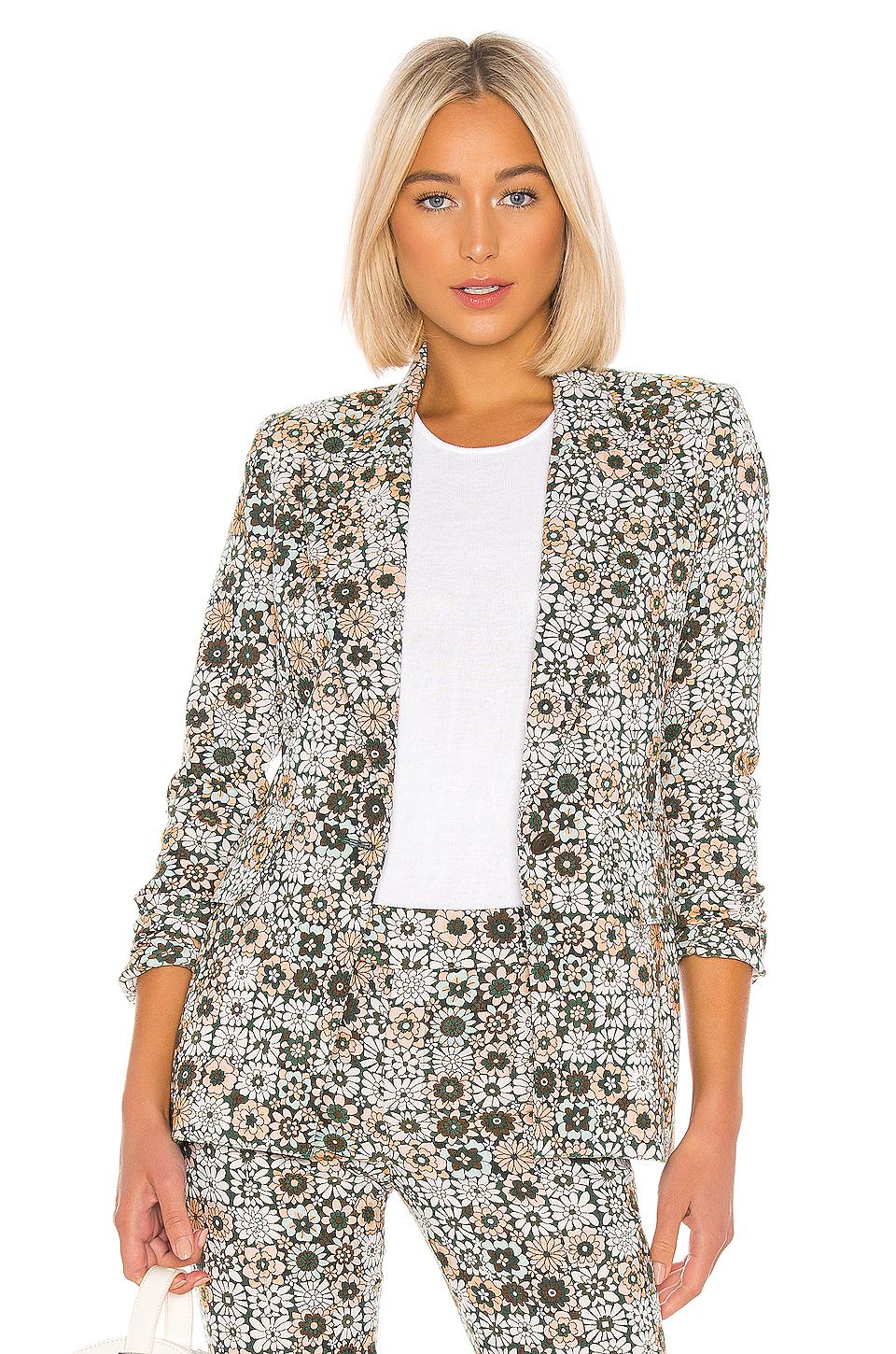 Smythe Wool Lounge Blazer in Graphic Floral (Green) - Lyst
