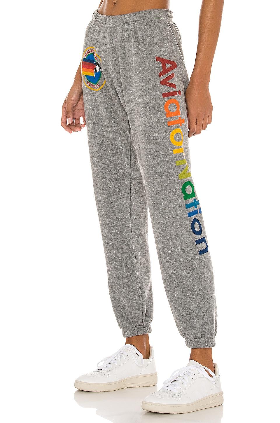 Aviator Nation Cotton Sweatpant in Camo 