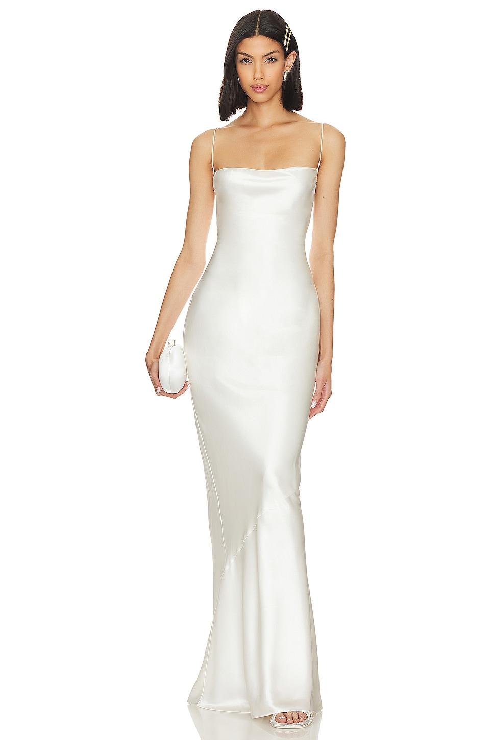 retroféte Marcia Dress in White Lyst UK