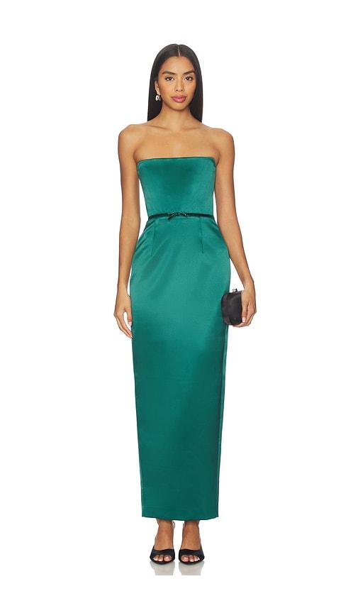 green emerald velvet dress Sabrina Tulle Gown – SAU LEE