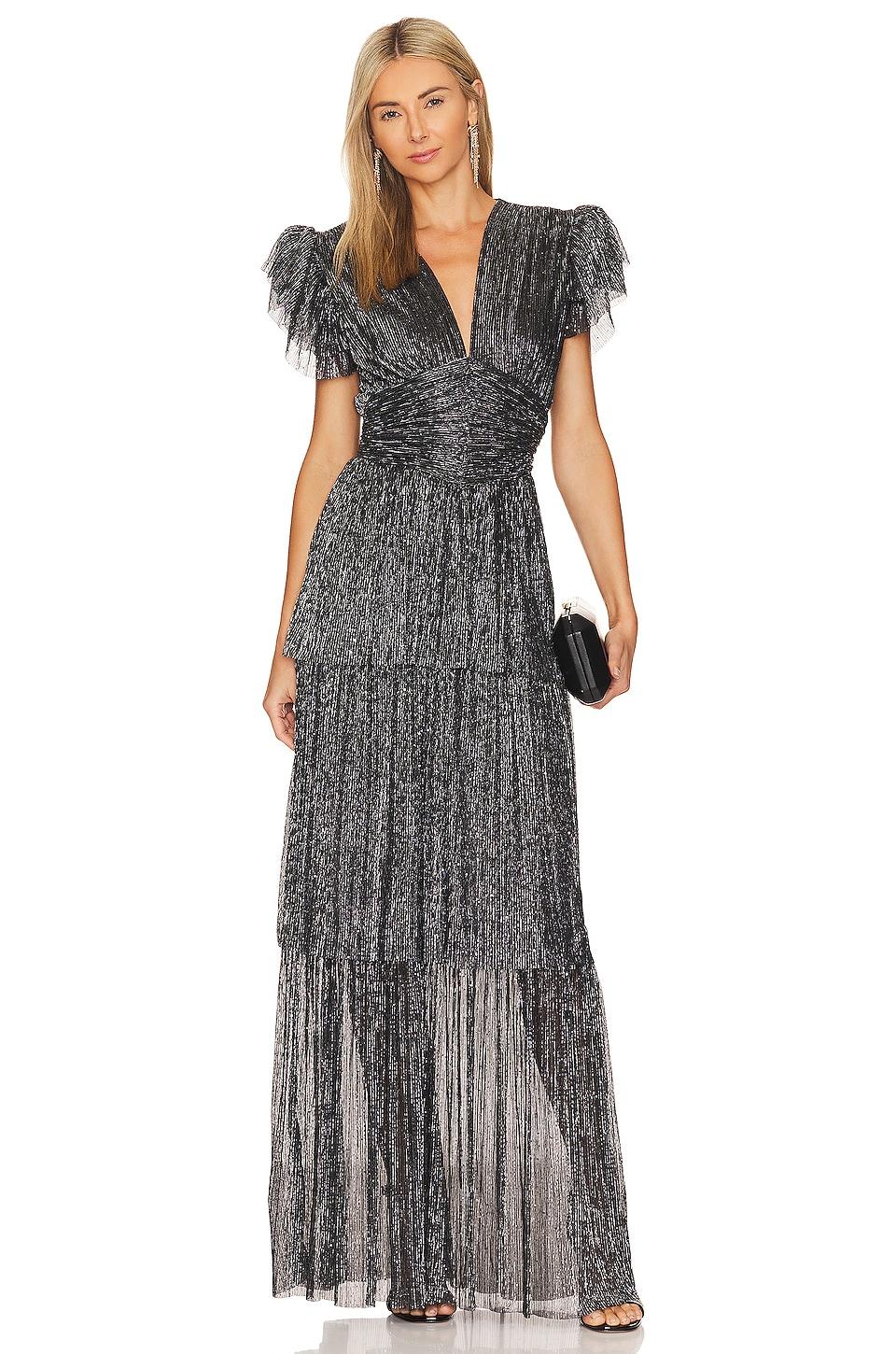 Sabina Musayev Sarah Gown in Gray Lyst