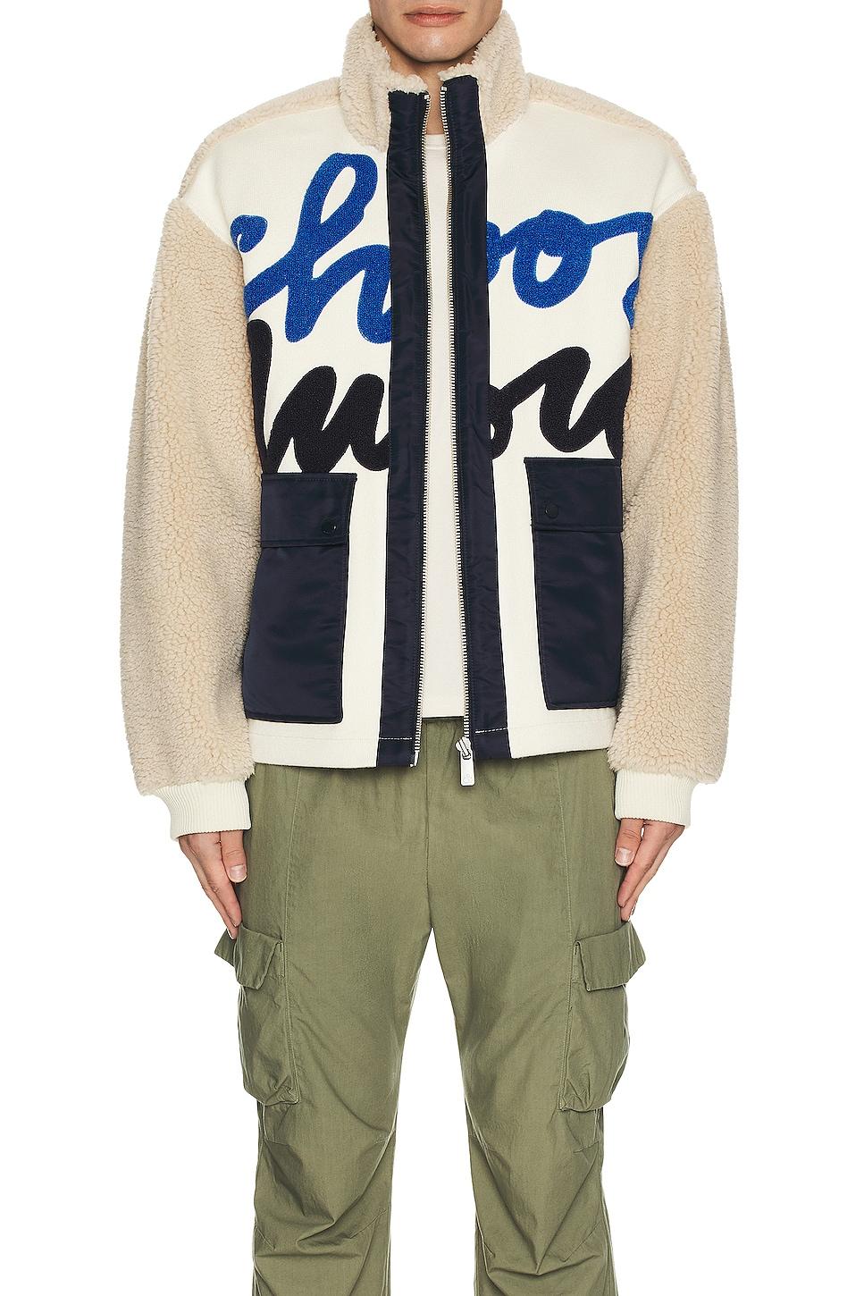 Scotch & Soda Teddy Mix Jacket in Blue for Men | Lyst