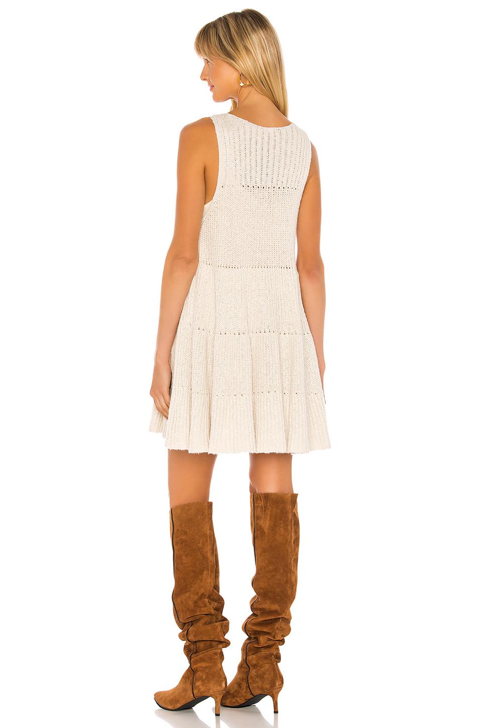 free people waterfall ruffle dress