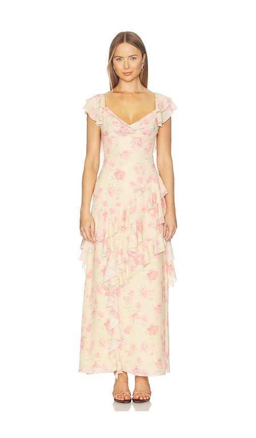 chinese dress ladies Ila Tina Maxi Dress in Light Blue