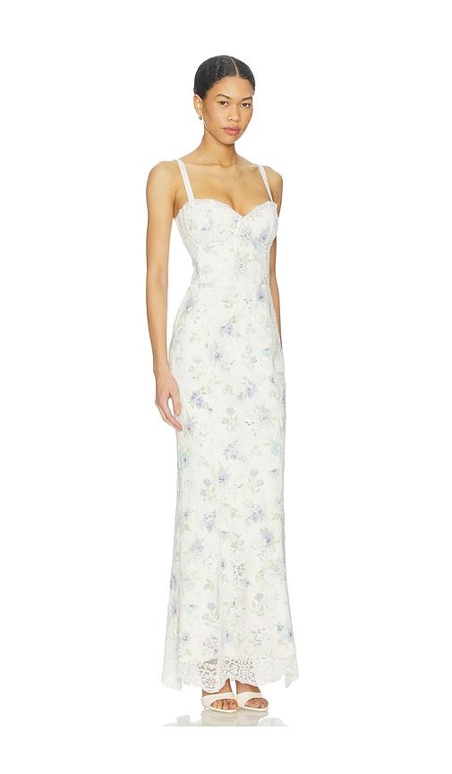 v chapman ruby corset lace maxi dress V. Chapman Ruby Corset Lace Maxi Dress