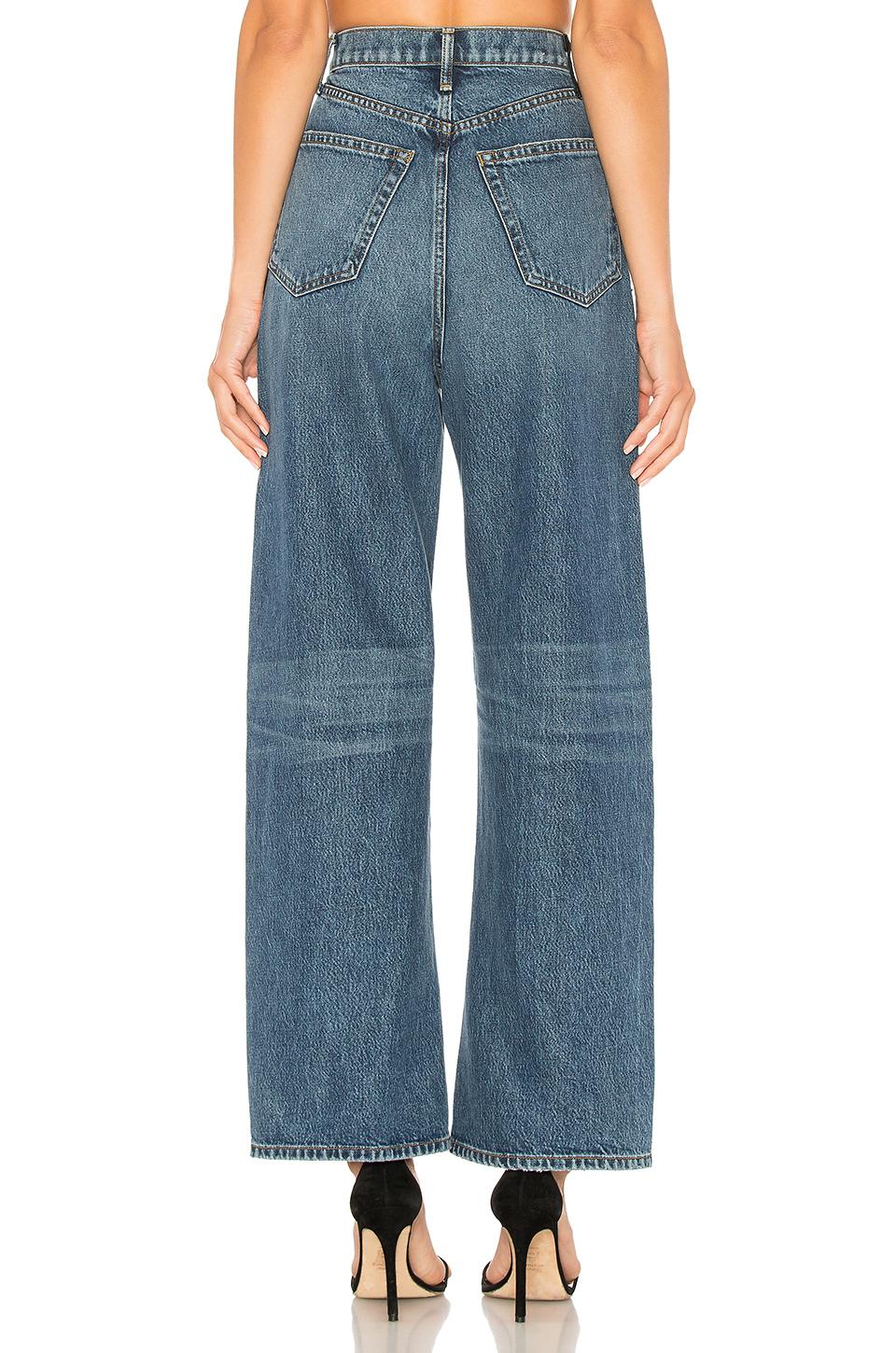 Alexander Wang Denim Crush Wide Leg in 