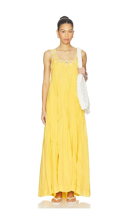 sachin and babi light blue dress Free People Havenwood Embroidered Check Maxi Dress main image 1