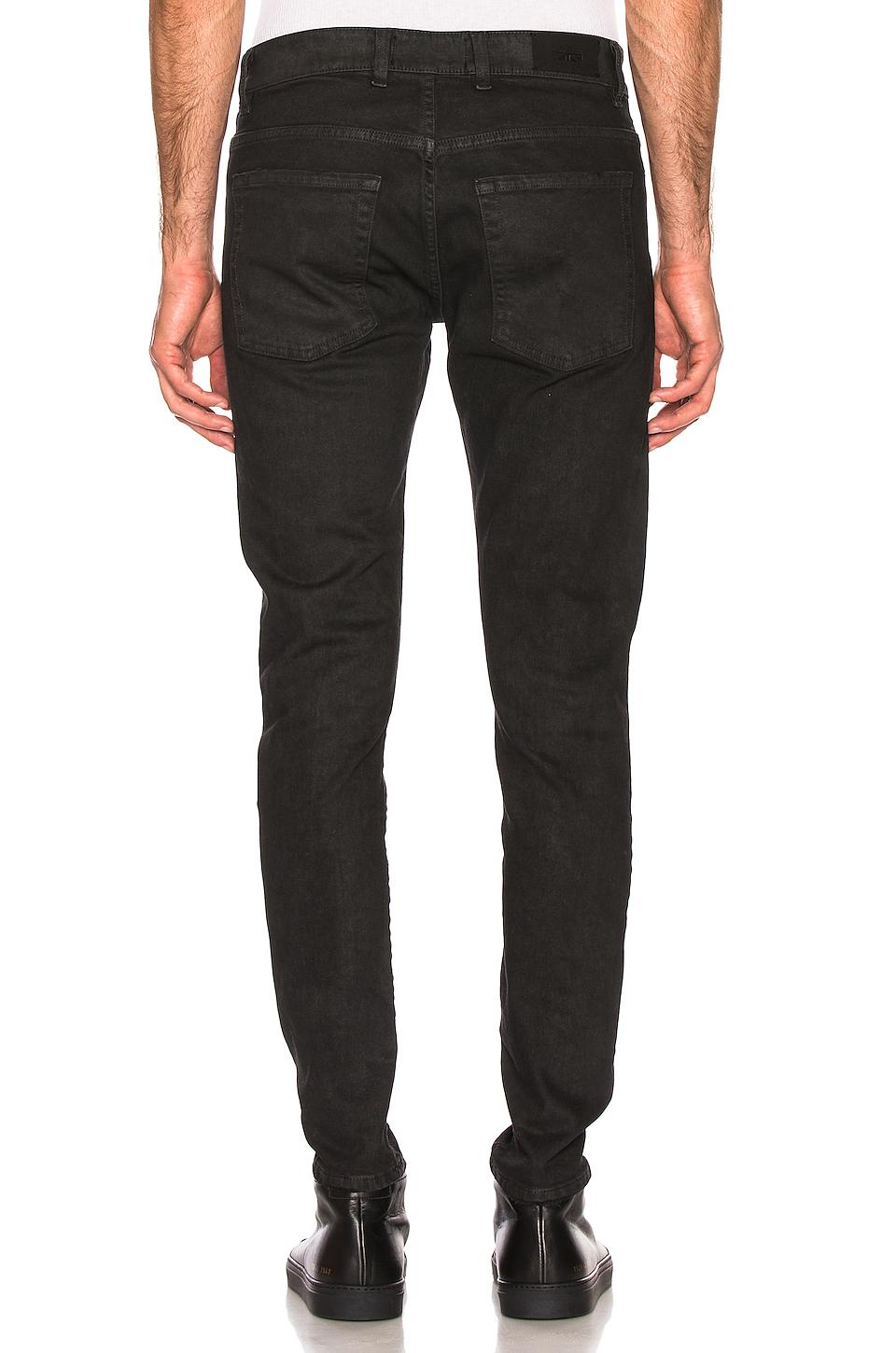 Represent Essential Waxed Denim Jeans in Black for Men - Lyst