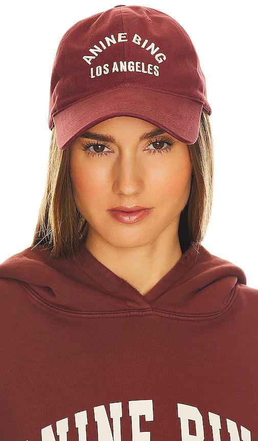 Anine Bing Jeremy Baseball Cap La in Red Lyst UK