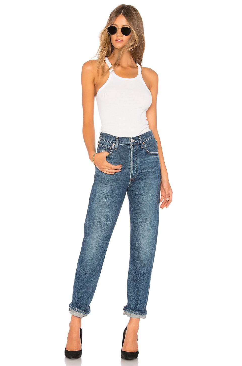 Citizens of Humanity Denim Charlotte High Rise Straight in Blue - Lyst