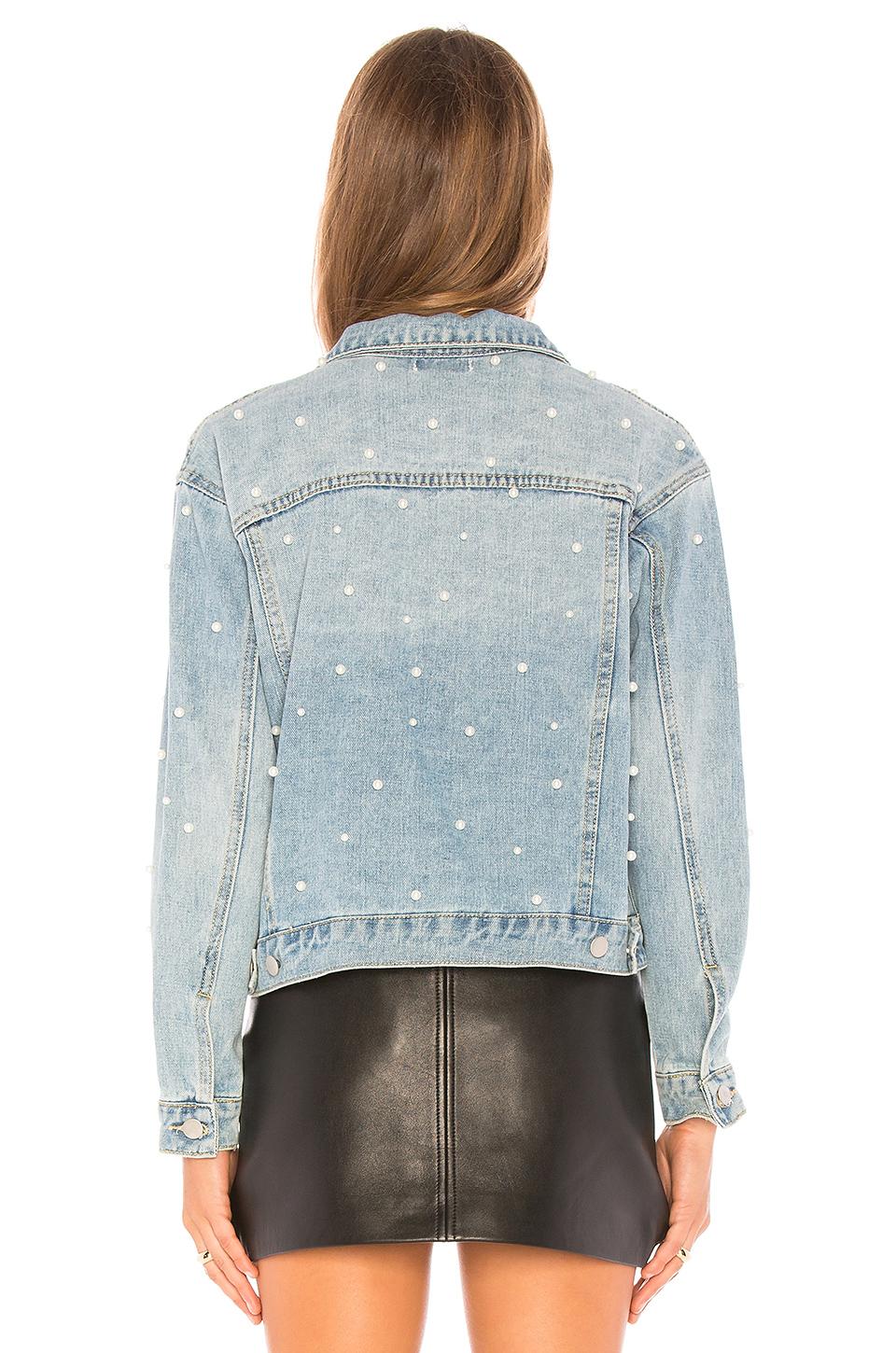 superdown pearl denim jacket