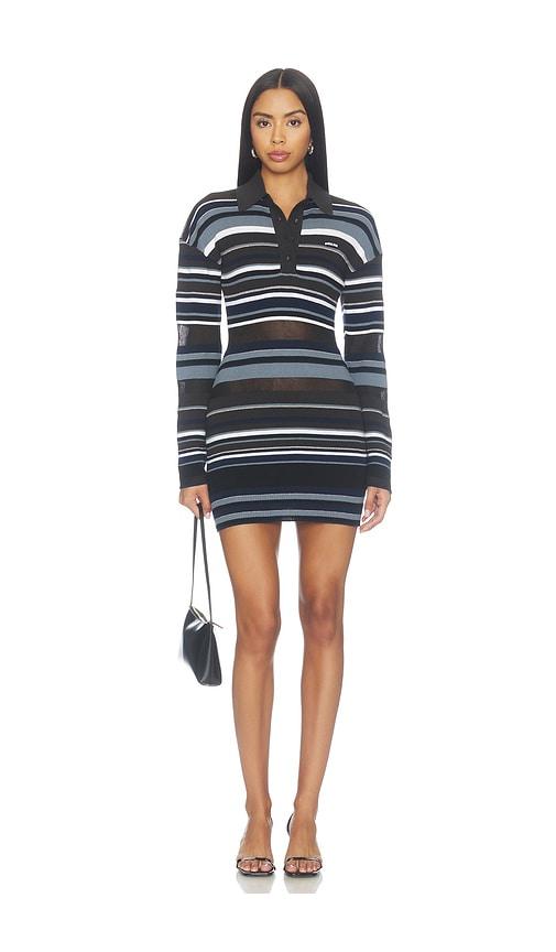 revolve blue knit dress Ksubi X Tamrin Knitted Long Sleeve Polo in Maxi dress