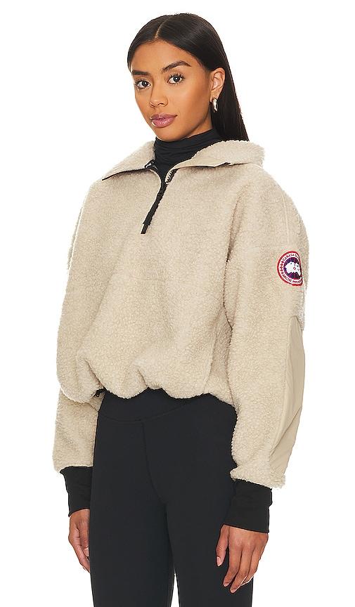 Canada Goose Simcoe 1 4 Zip Sweater in Natural Lyst Australia