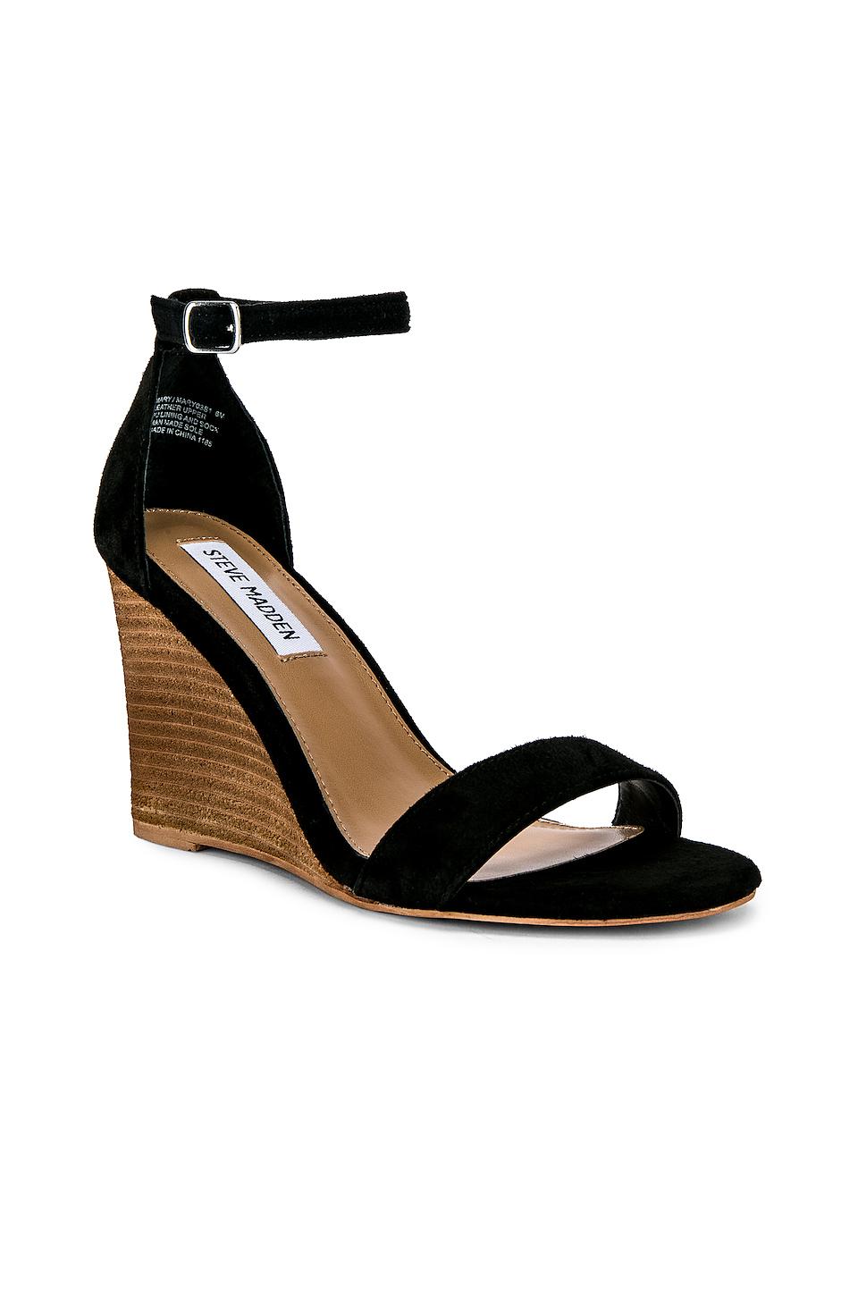 mary ankle strap wedge steve madden