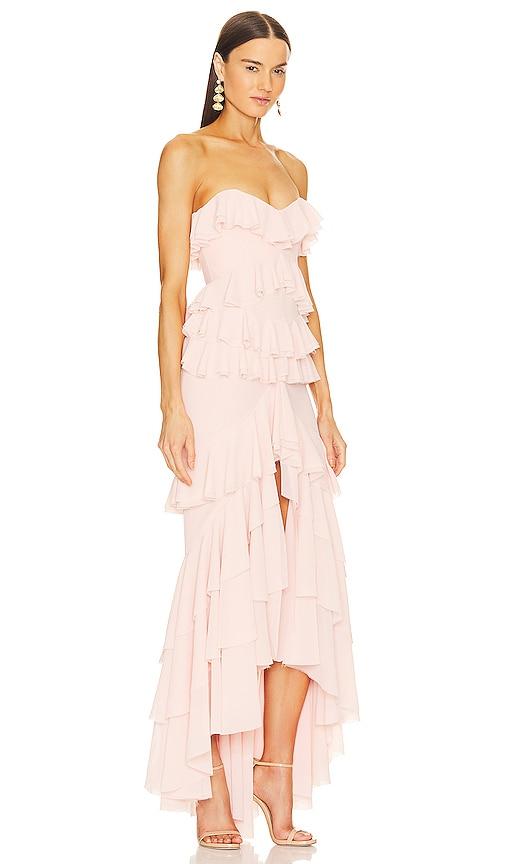Michael costello pink dress sale