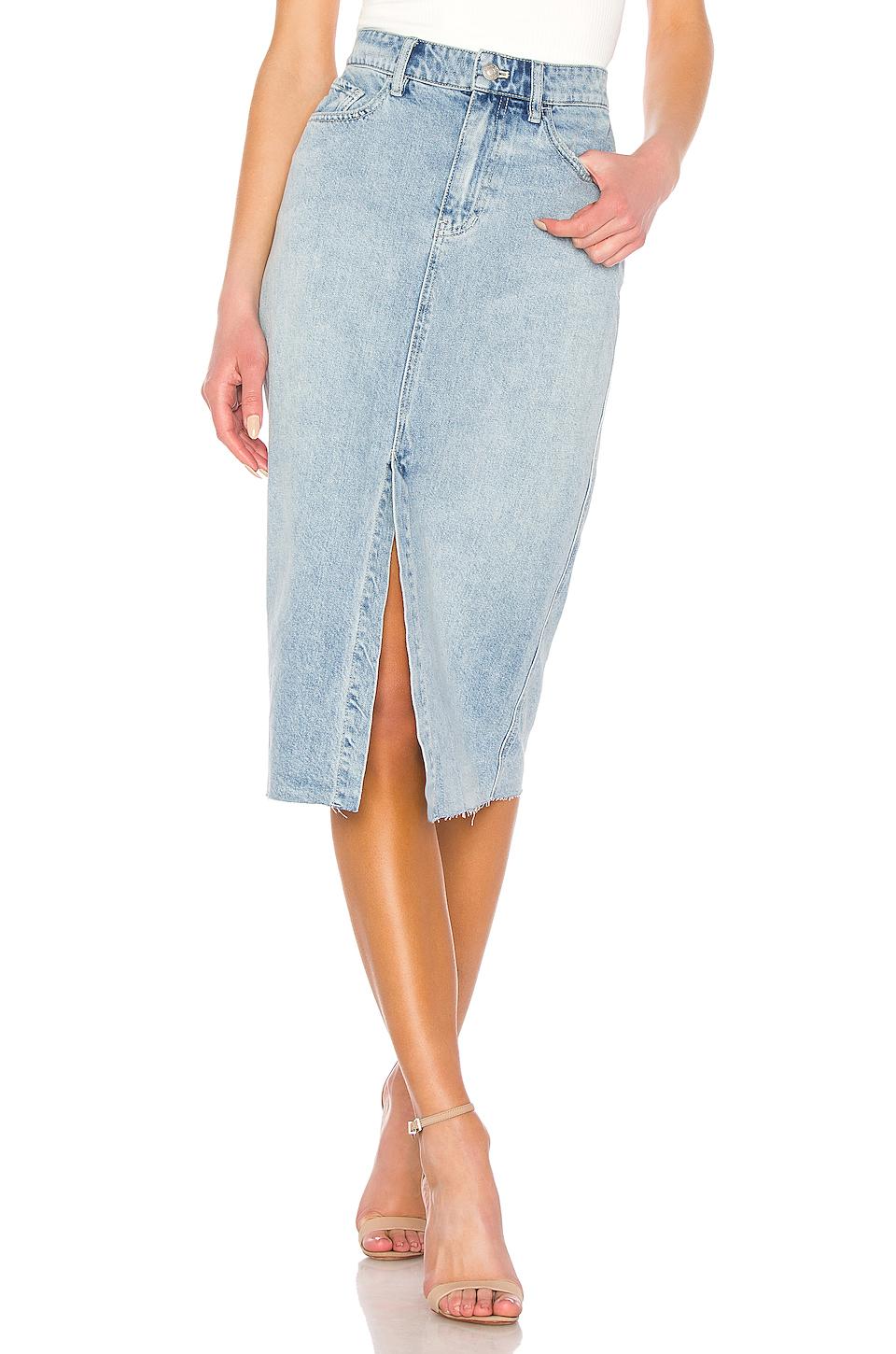Free People Wilshire Denim Skirt. Size 24 (also in Light Denim (Blue