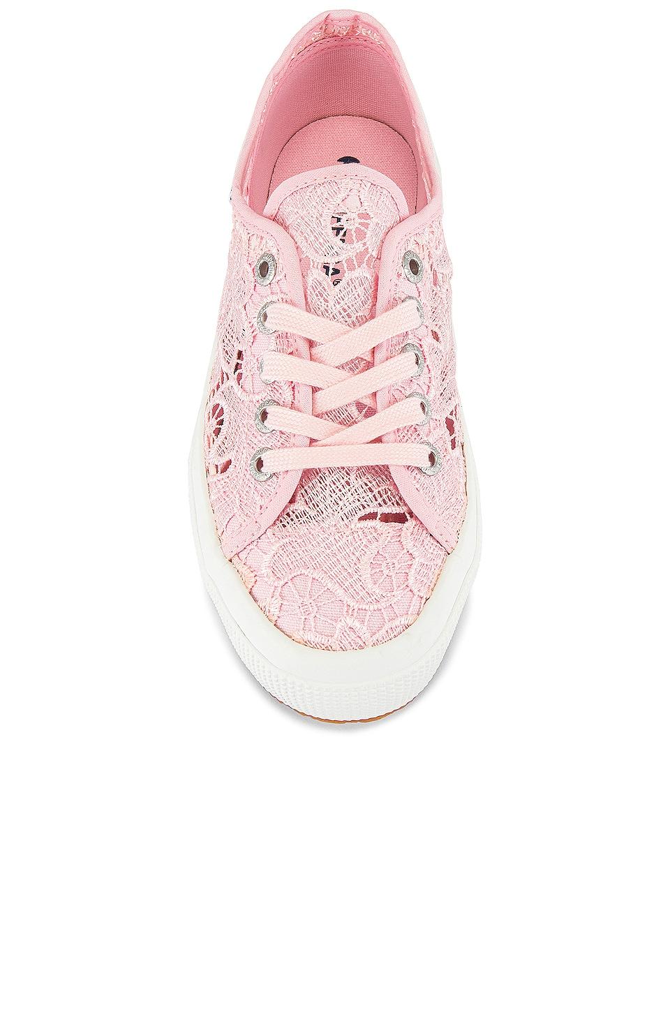 Superga 2750 Macrame Sneaker in Pink - Lyst
