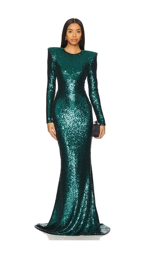zhivago dress green ZHIVAGO NETWORK MIDI DRESS main image 1